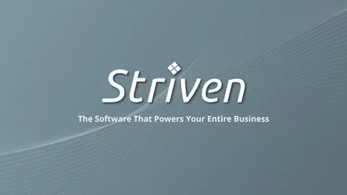 Striven logo and tagline